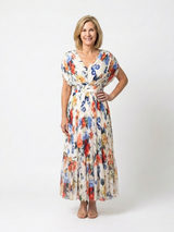Wendi | Sleeveless Pleated Midi Dress