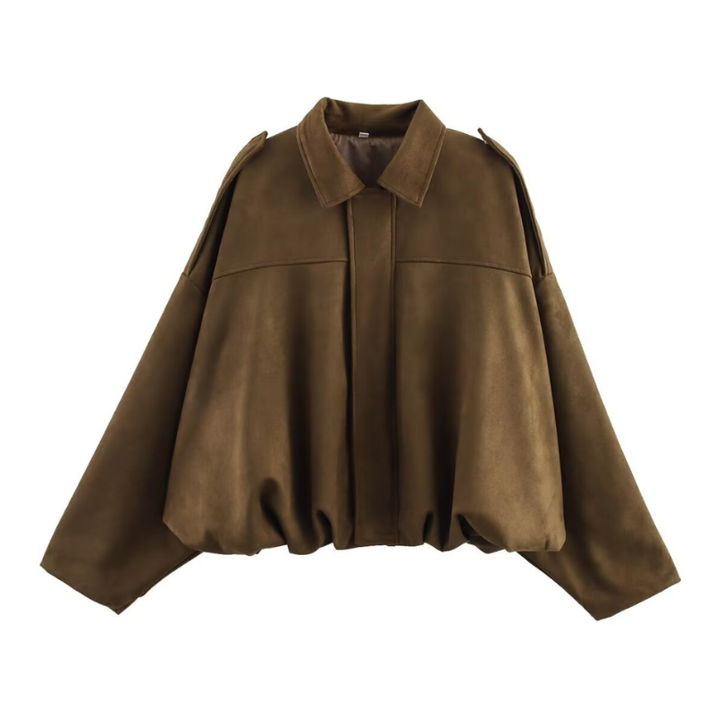 Aviara | Cropped Structured Aviator Jacket