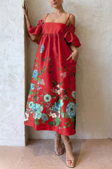 Virginia | Elegant Dress with Unique Sleeves & Pockets