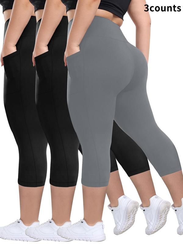 Camille | Breathable High-Waist Capri 3-Pack