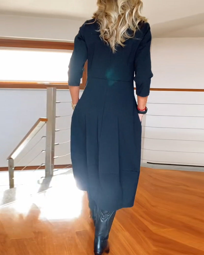 Elara | Luxe Maxi Dress Long Sleeves