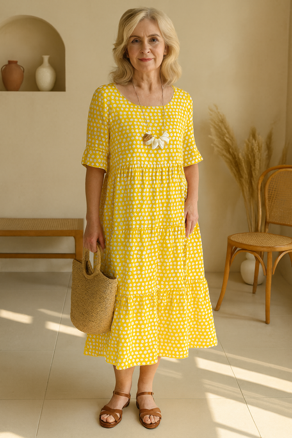 Flor | Flowy Summer Dress Feminine Silhouette