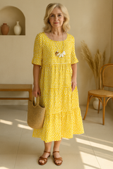 Flor | Flowy Summer Dress Feminine Silhouette