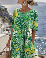 Essie | Floral Print Maxi Dress