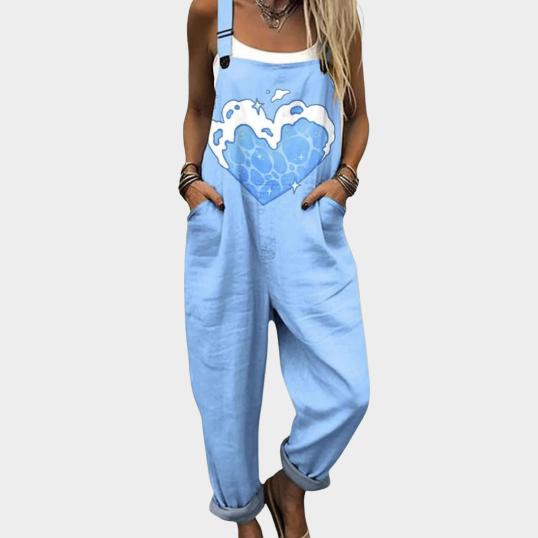 Carmelita | Printed Jumpsuit Effortless Chic