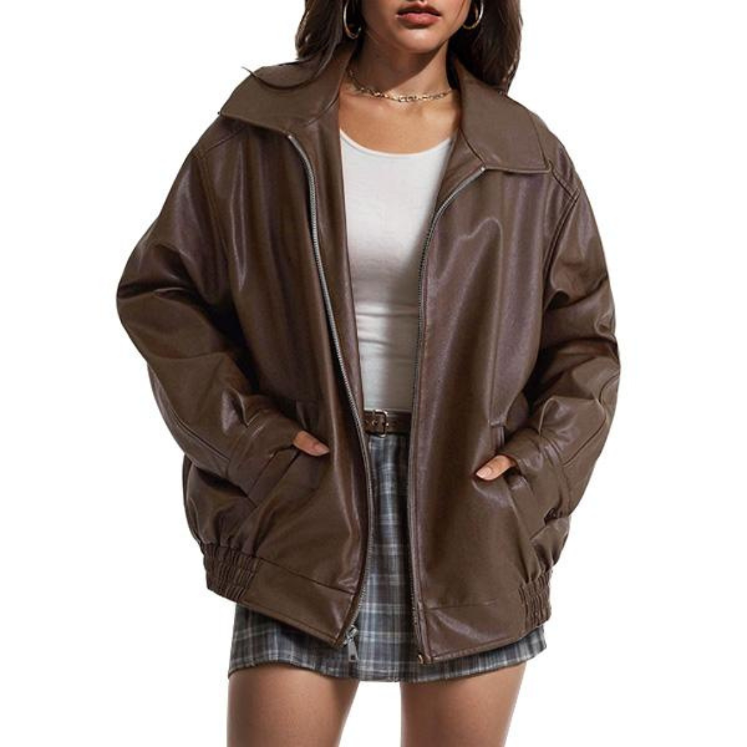 Valentina | Oversized Faux Suede Fall Jacket