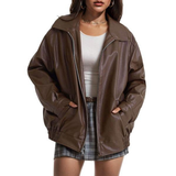 Valentina | Oversized Faux Suede Fall Jacket