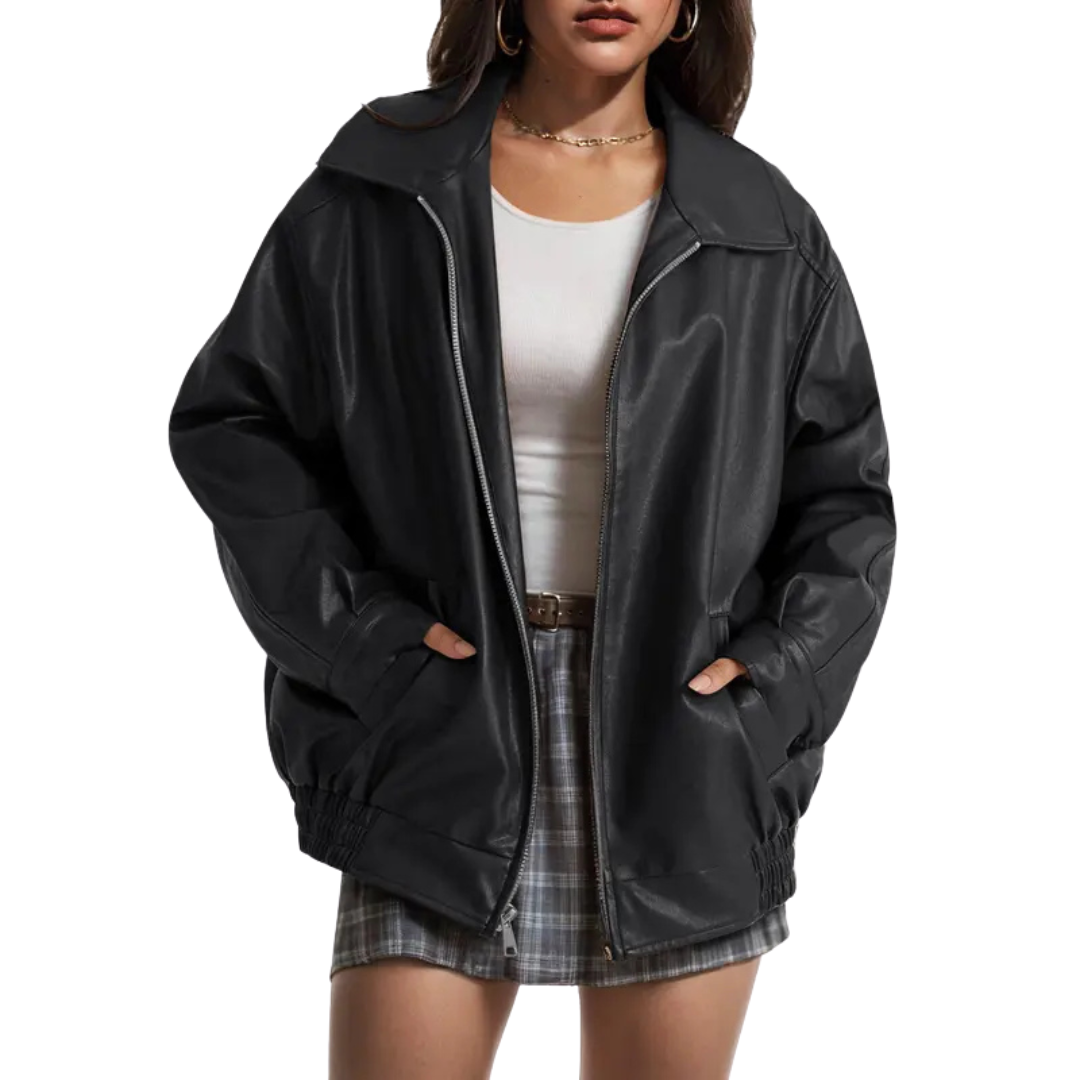 Valentina | Oversized Faux Suede Fall Jacket