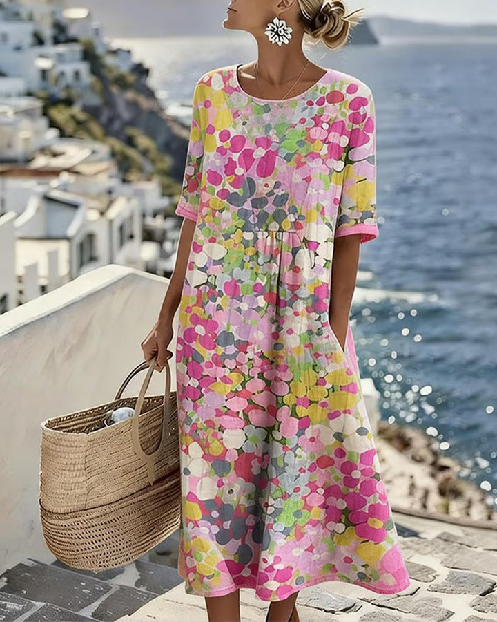 Essie | Floral Print Maxi Dress