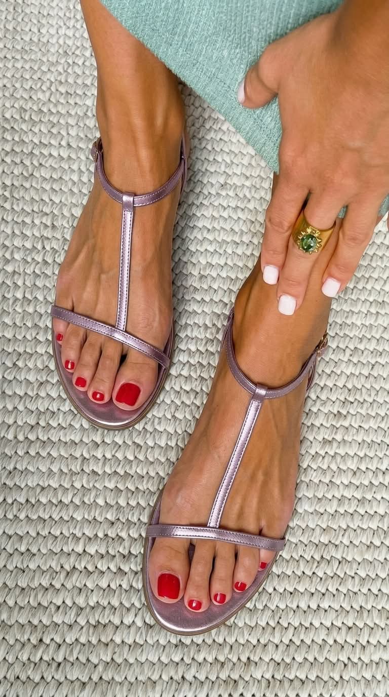 Graci | Golden Strap Sandals