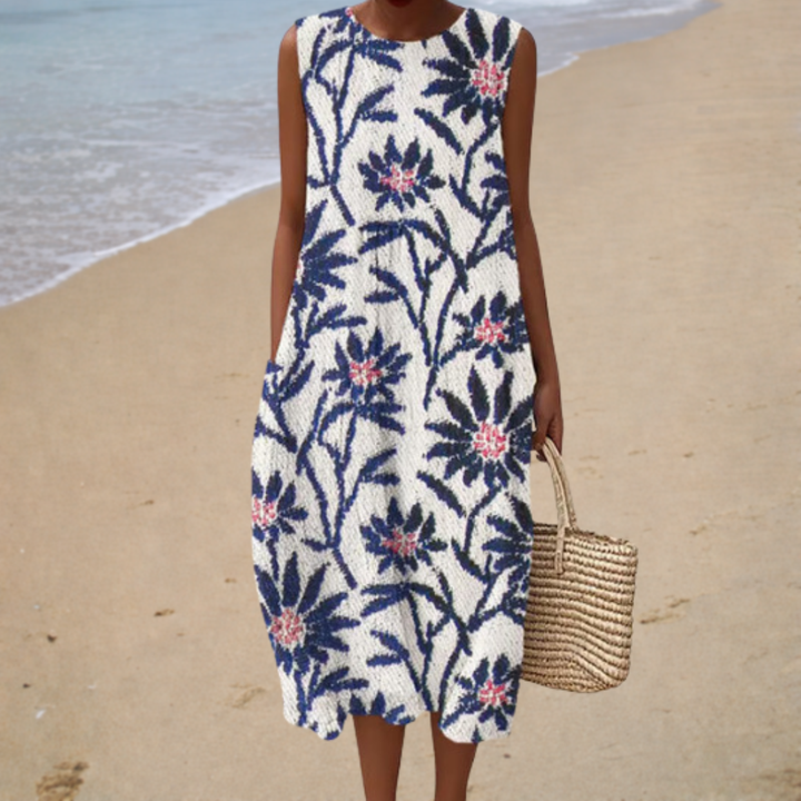 Brinley | Elegant Midi Beach Dress