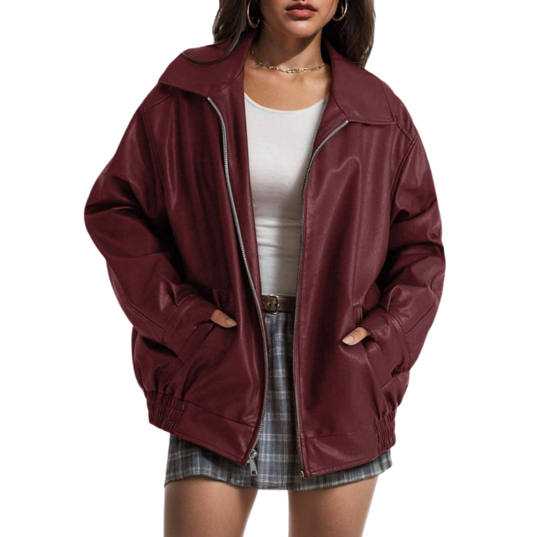 Valentina | Oversized Faux Suede Fall Jacket
