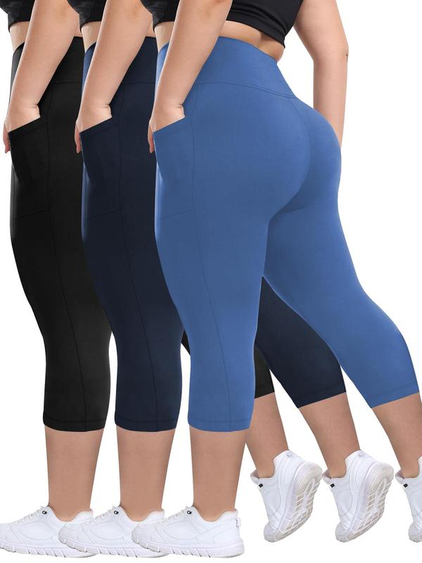 Camille | Breathable High-Waist Capri 3-Pack