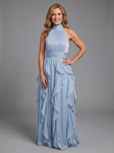 Maryjane | High Neck Ruffle Maxi Dress
