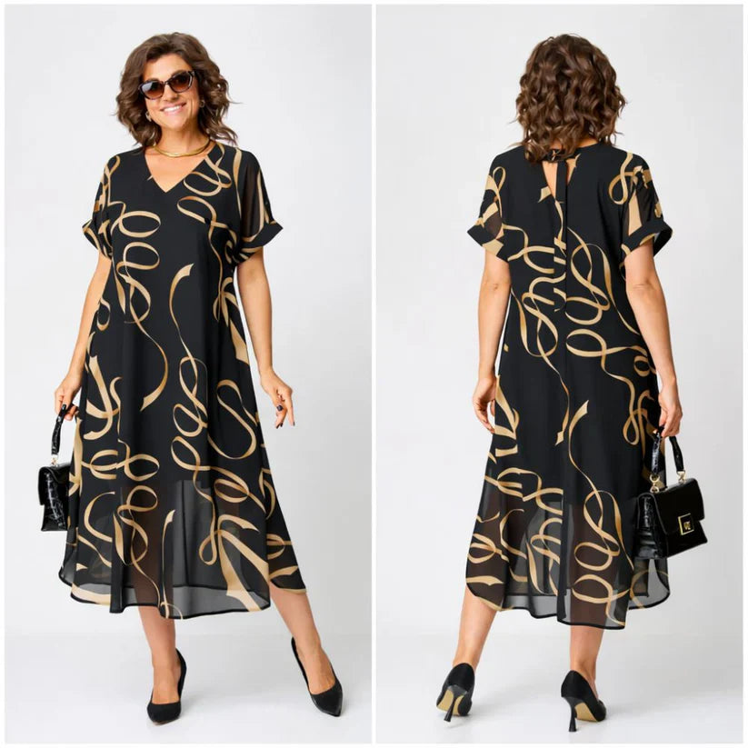 Zina | Cosy Elegant Midi Dress