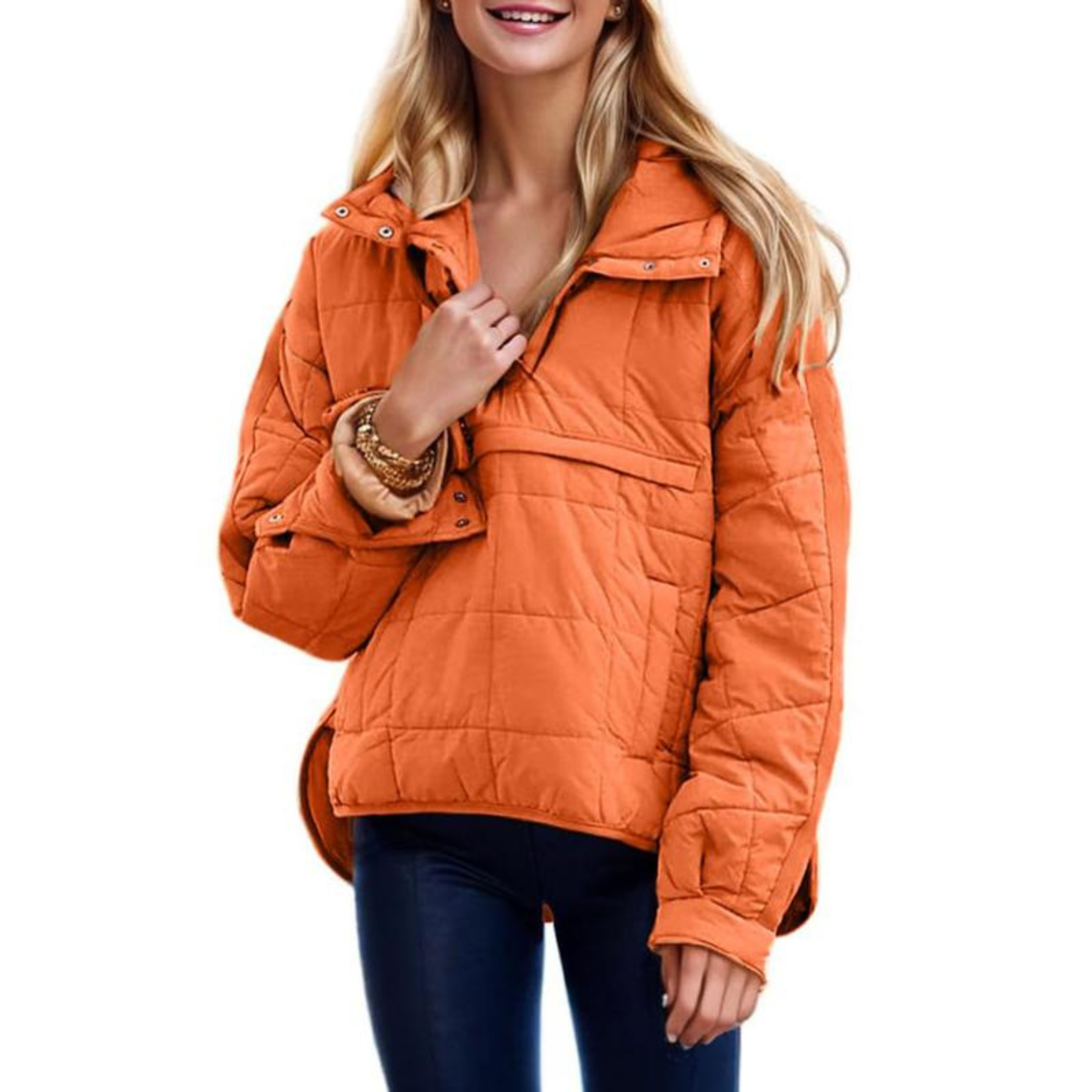 Camille | Oversized Hooded Pullover Jacket