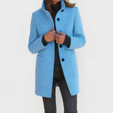 Katelin | Classic Wool-Blend Trench Coat