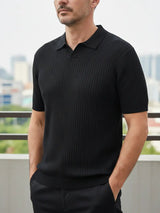 Worth | Ribbed Knit Polo