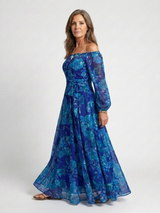 Yardley | Off-Shoulder Floral Maxi Dress