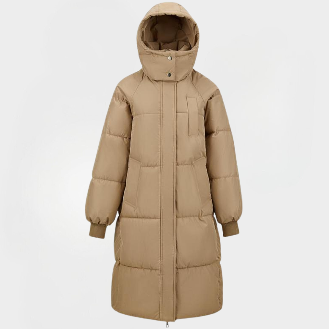Vivienne | Long Hooded Puffer Winter Coat