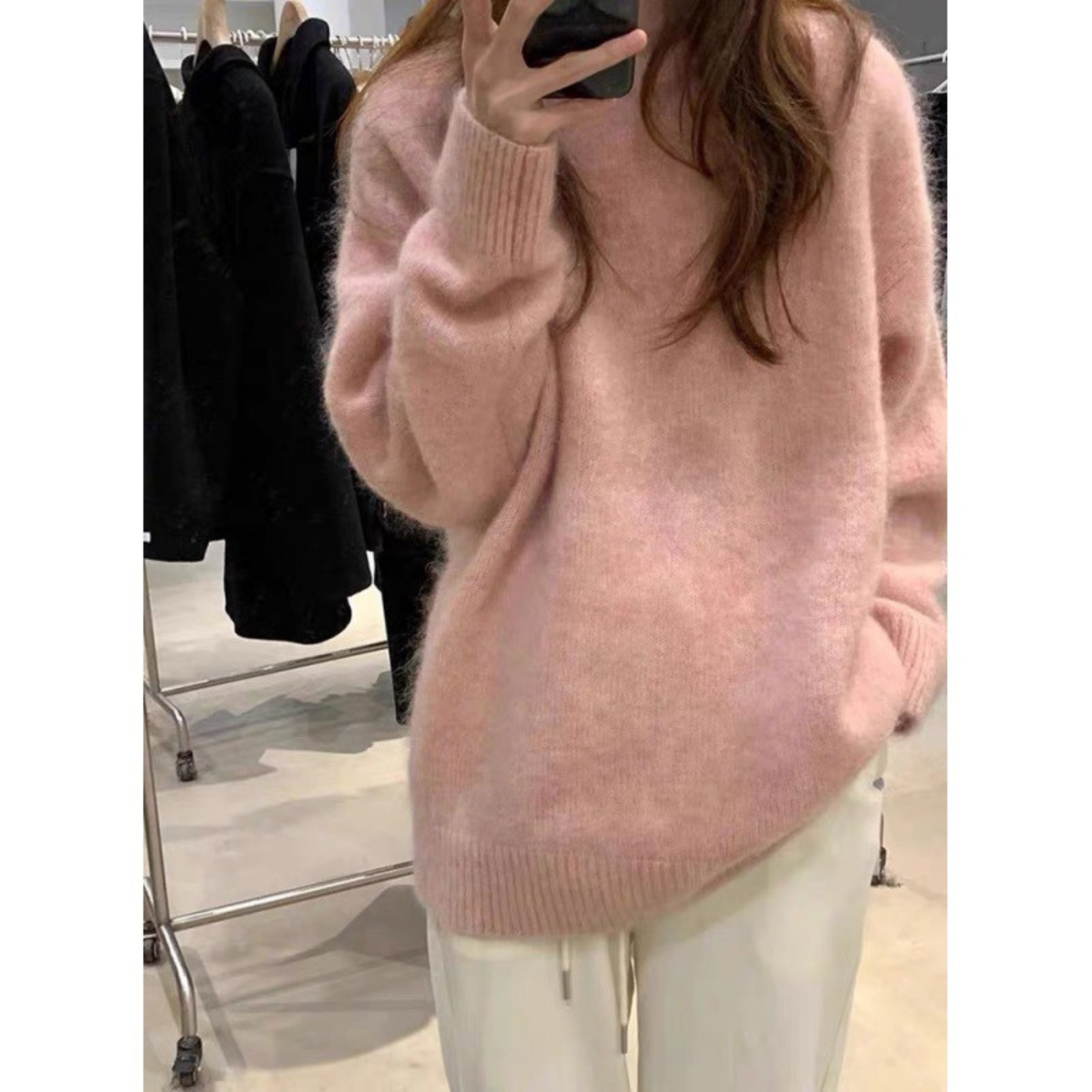 Camille | Cozy Long Sleeve Round Neck Sweater