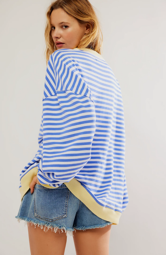 Callie | Striped Oversized Cozy Sweater