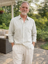 Palmer | Linen Long Sleeve Shirt