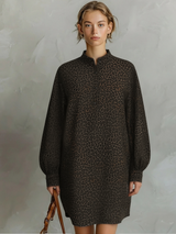 Galatea | Animal Print Shirt Dress
