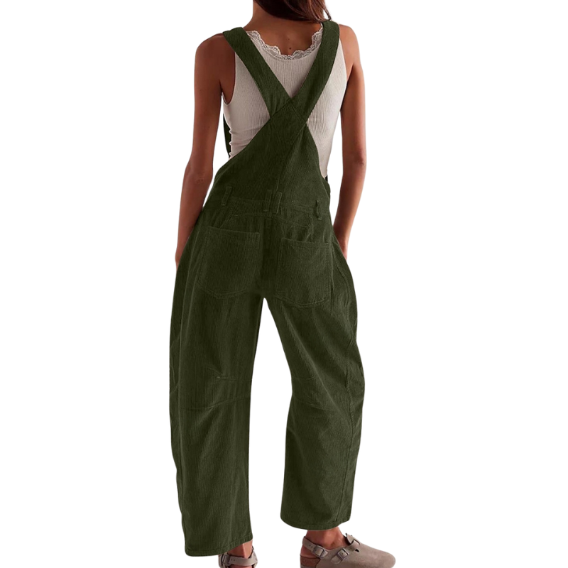 Tara | Wide Leg Overalls Jumpsuit