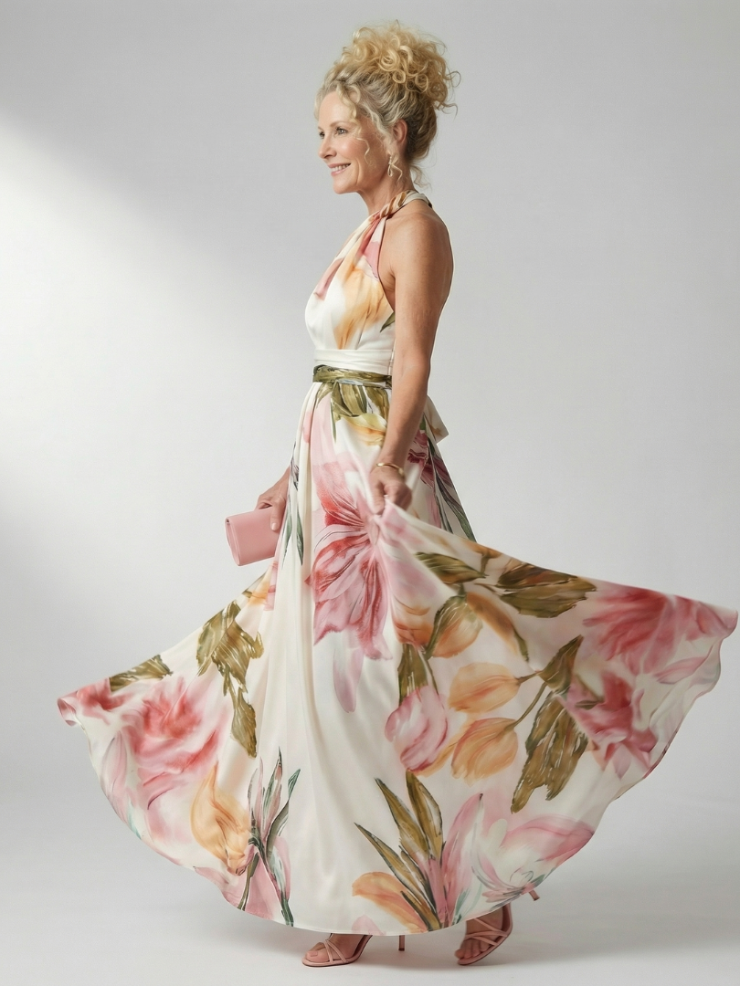 Wynter | Light Floral Maxi Dress