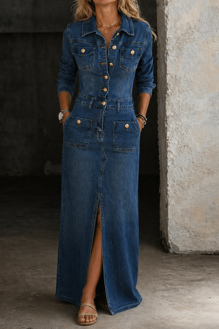 Mia | Classic Ease Denim Dress