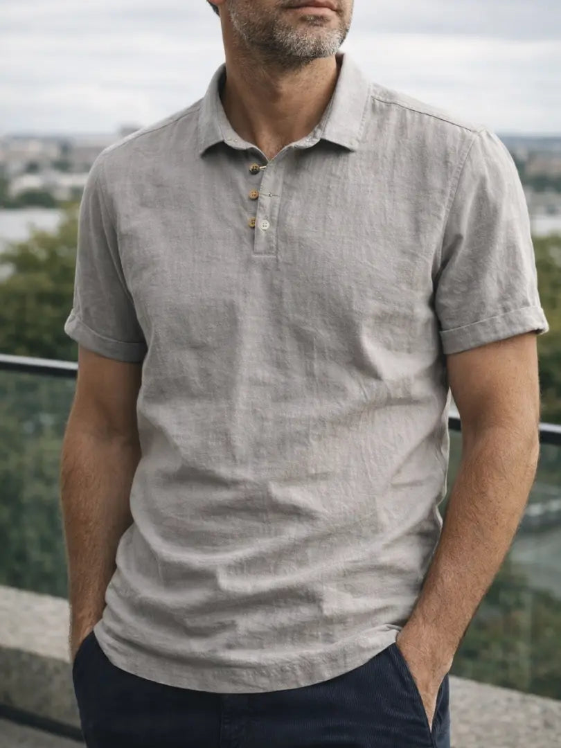 Harvey | Classic Cotton Polo Shirt