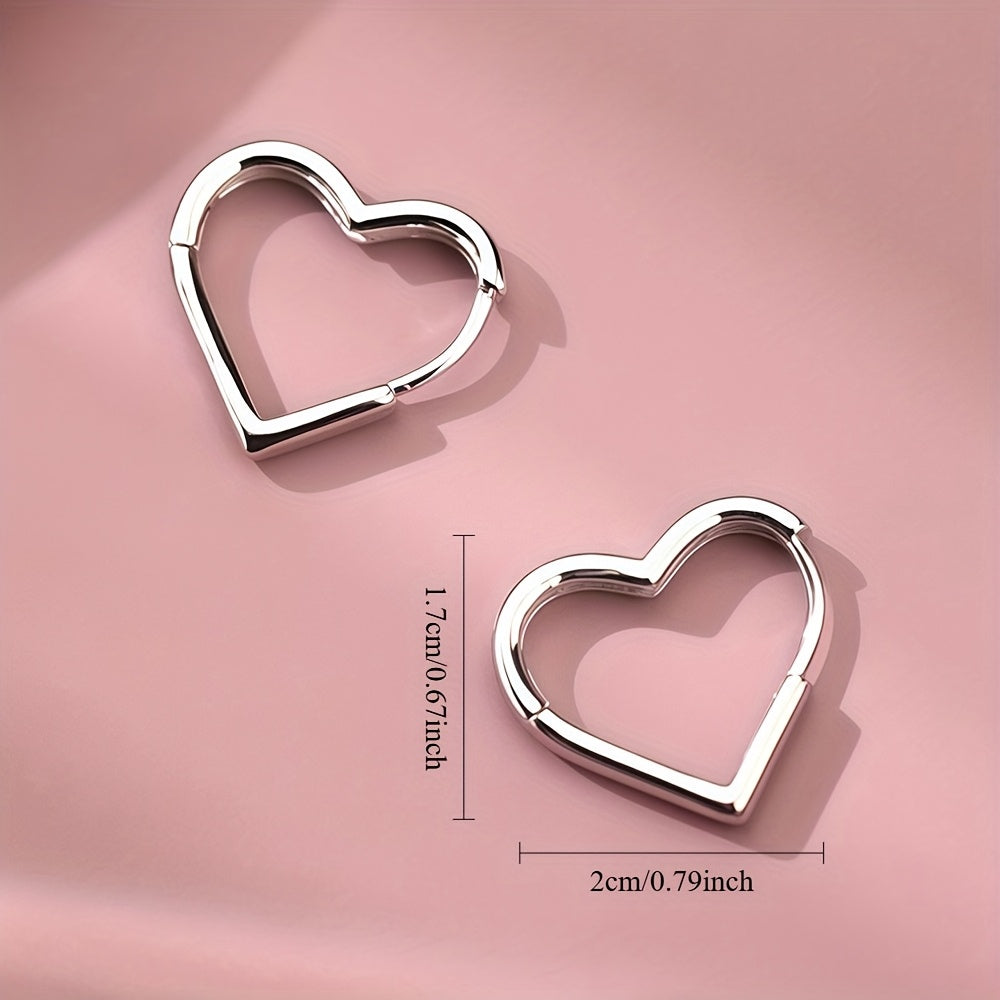 Tiffany | Golden Heart Stainless Steel Earrings