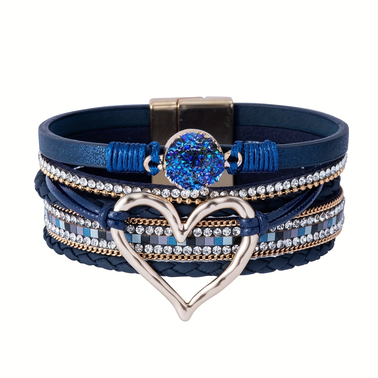 Jennifer | Bohemian Multi-Layer Leather Bracelet