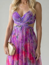 Huxley | Sleeveless Wrap Maxi Dress