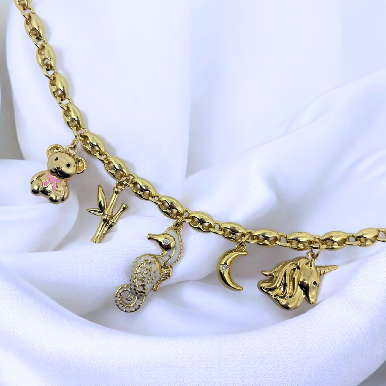 Ivory | Unicorn Charm Necklace