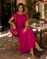 Kellie | Pleated Midi Dress