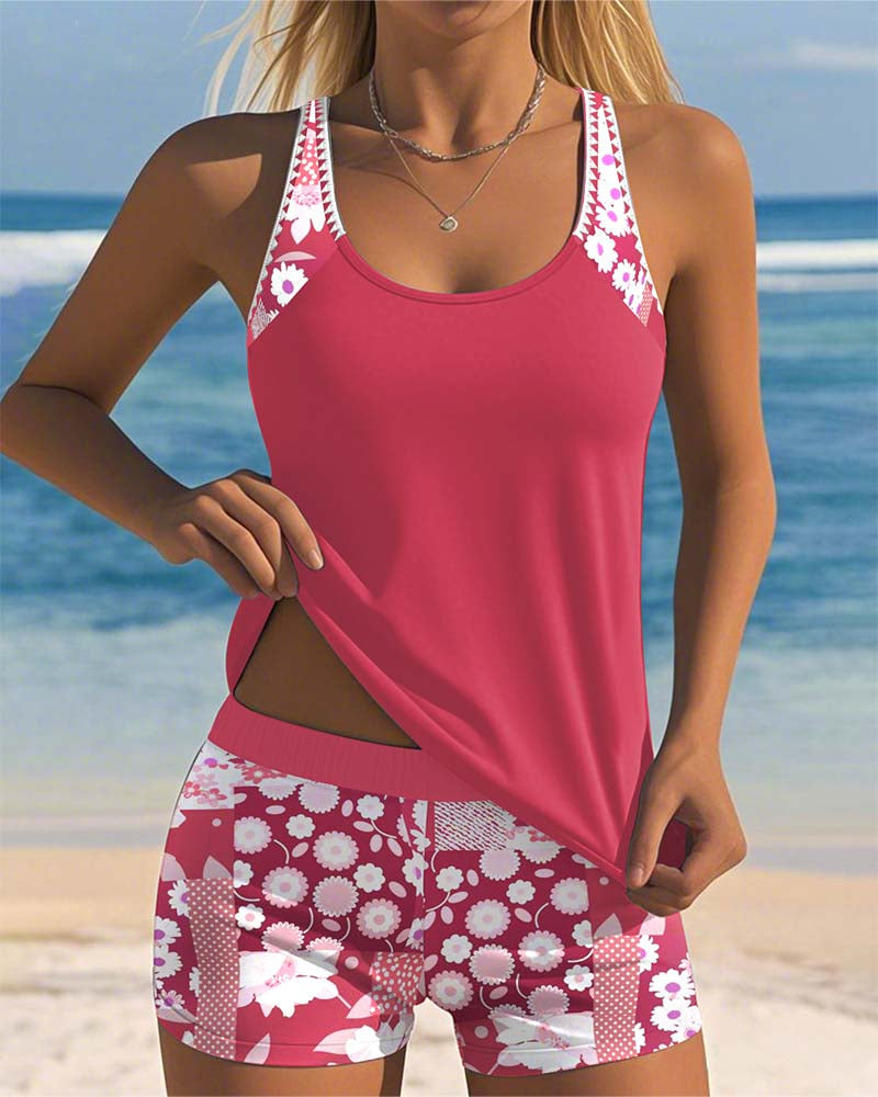Ayla | Tankini Swim Set with Shorts