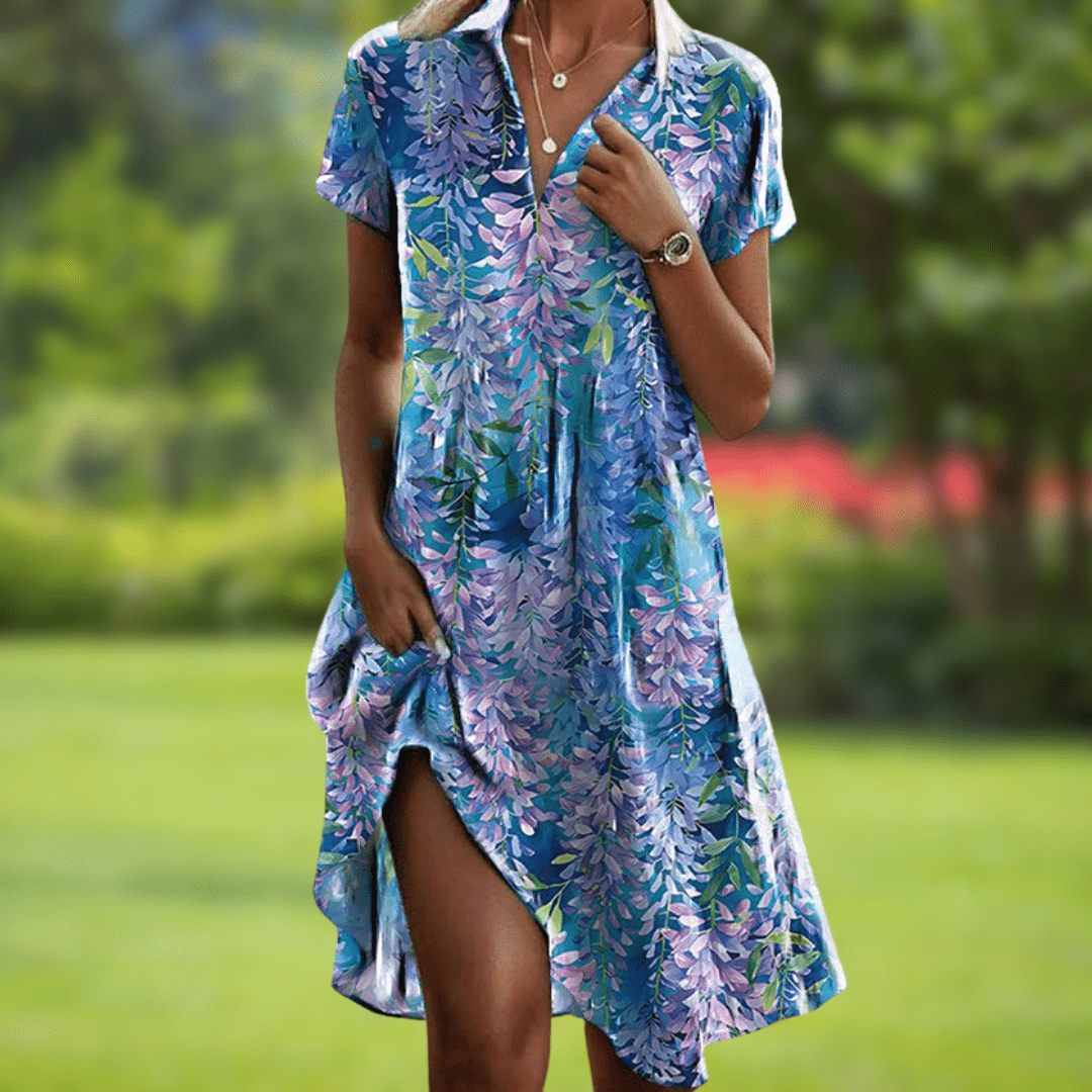 Samantha | Chic Floral Elegant Dress