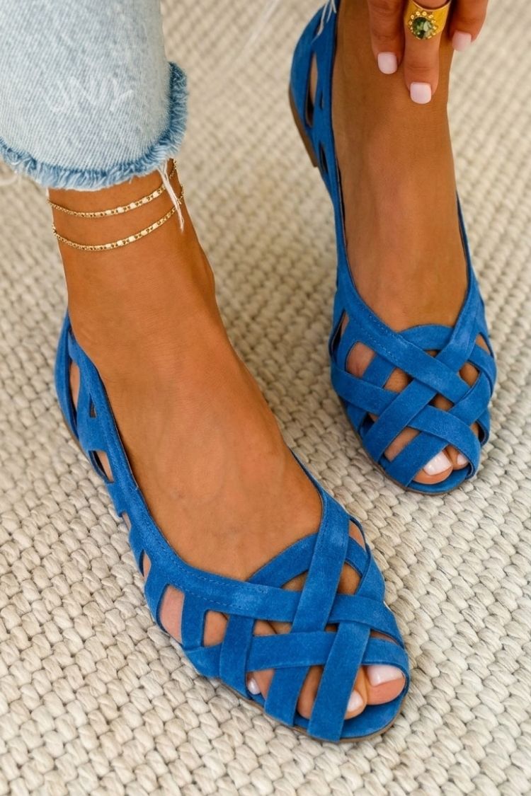 Daniela | Woven Strap Summer Sandals
