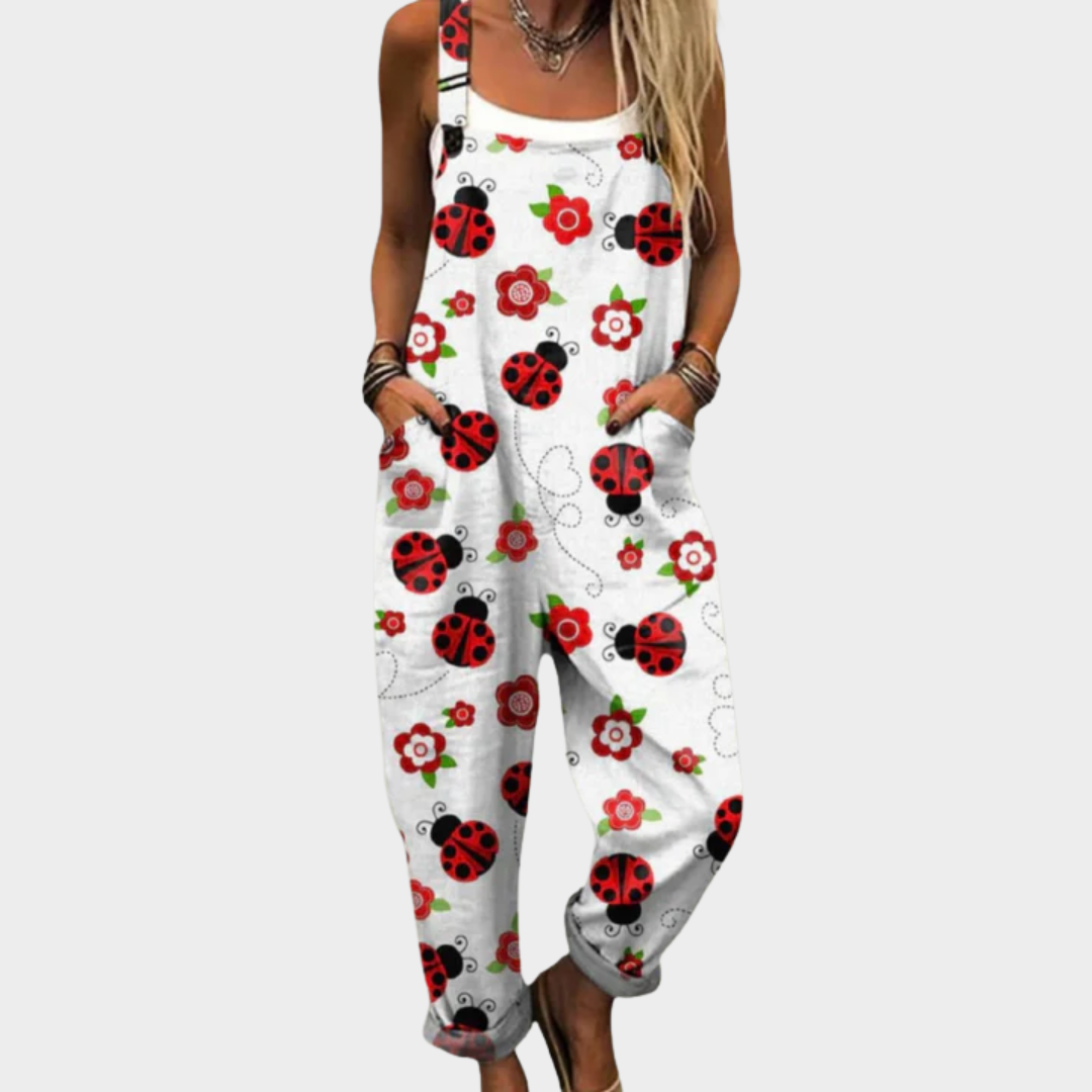 Karoline | Printed Jumpsuit Wide-Leg
