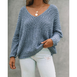 Solène | Drop Shoulder Knit Sweater