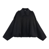 Aviara | Cropped Structured Aviator Jacket