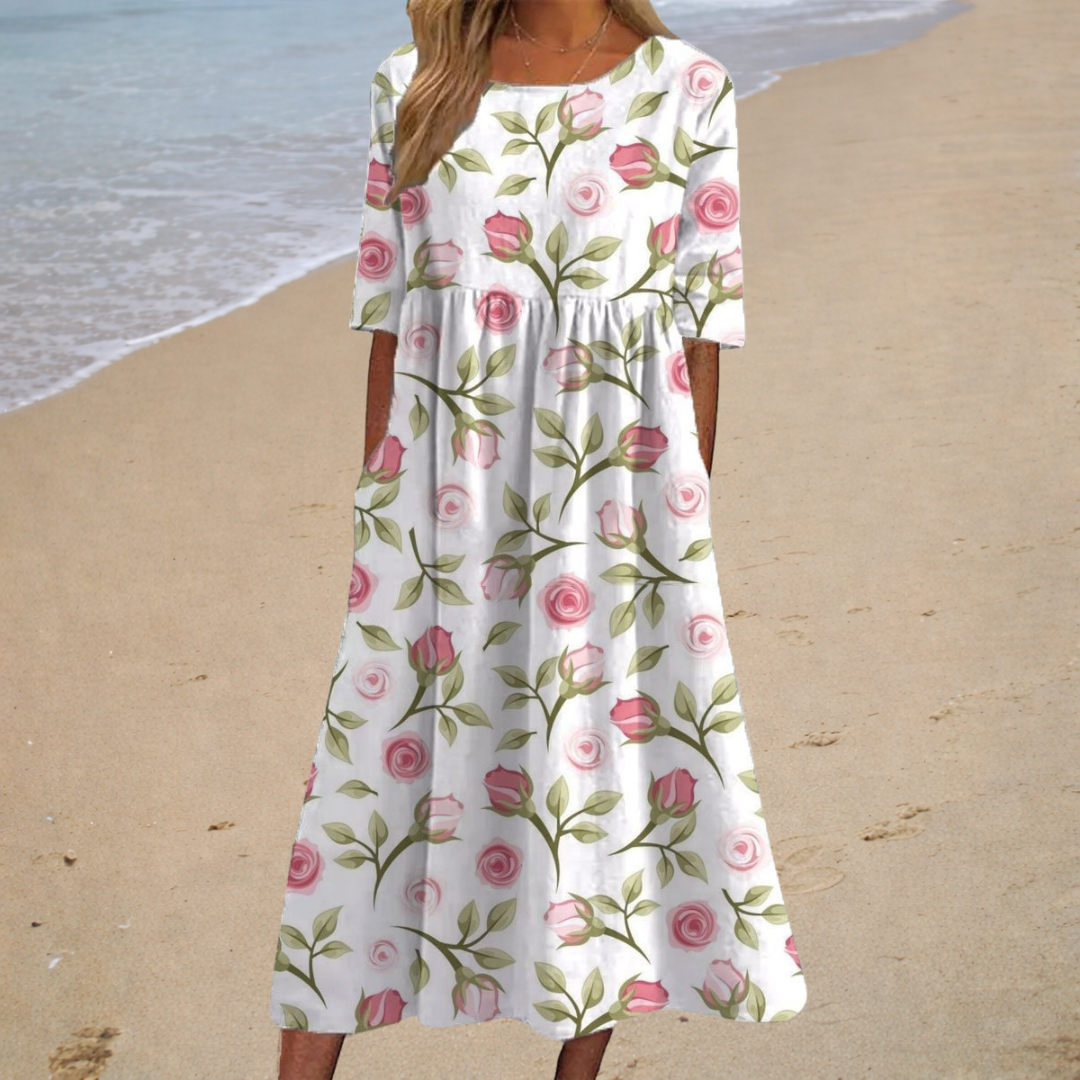 Juliette | Boho Midi Dress