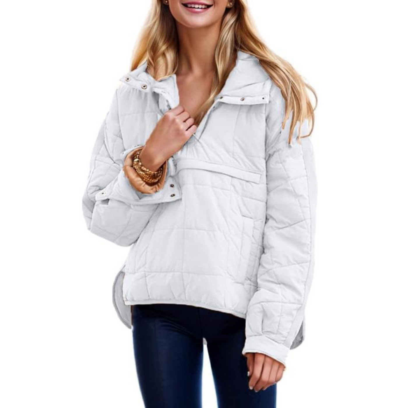 Camille | Oversized Hooded Pullover Jacket