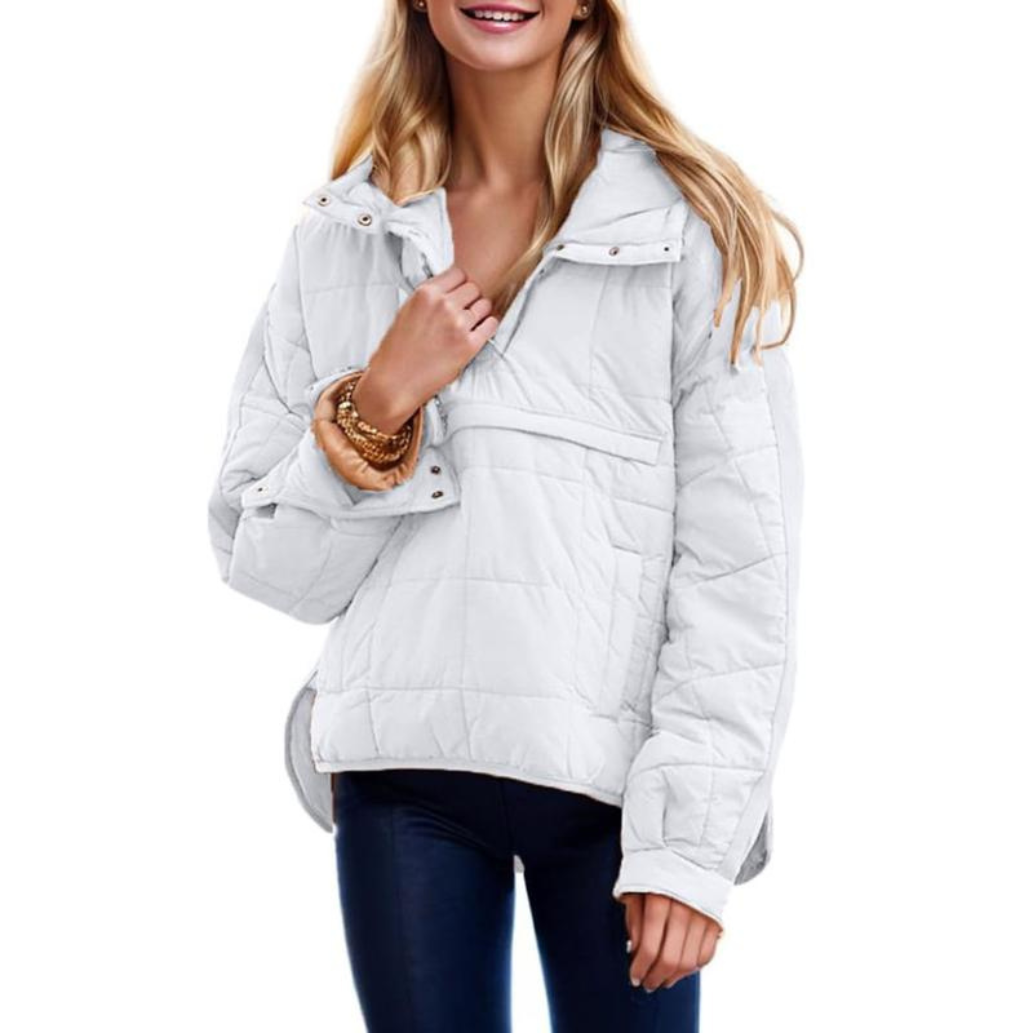 Camille | Oversized Hooded Pullover Jacket