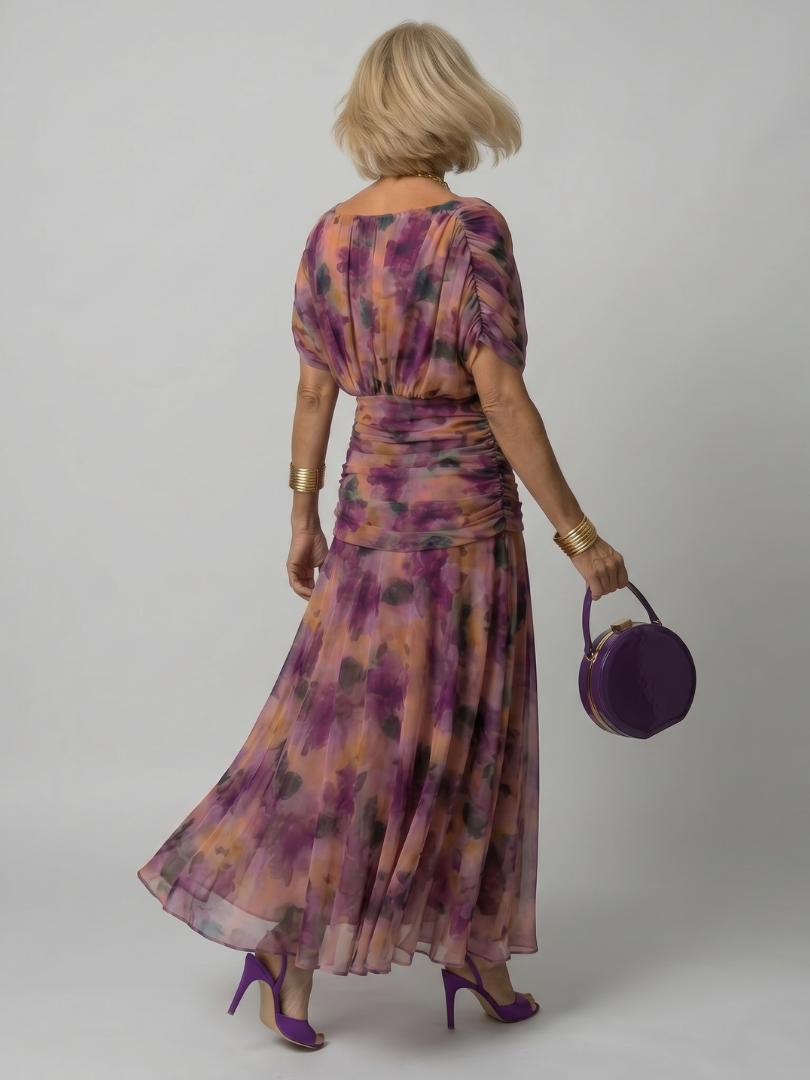 Treva | Off Shoulder Flow Midi Dress