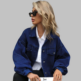 Camille | Long Sleeve Button-Down Jacket