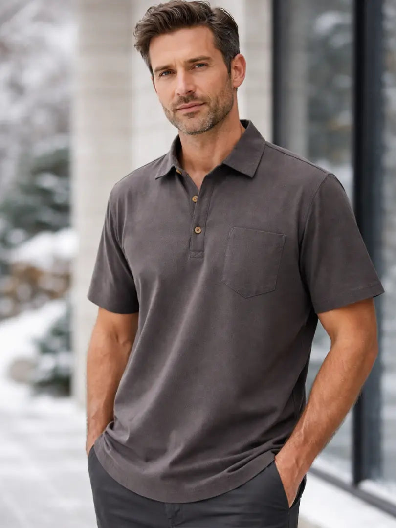 Romeo | Linen Polo Shirt
