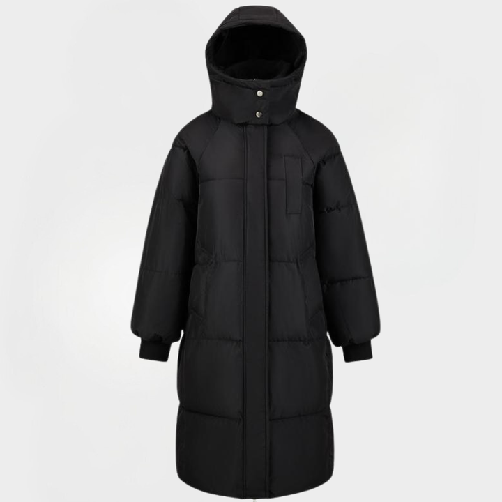 Vivienne | Long Hooded Puffer Winter Coat